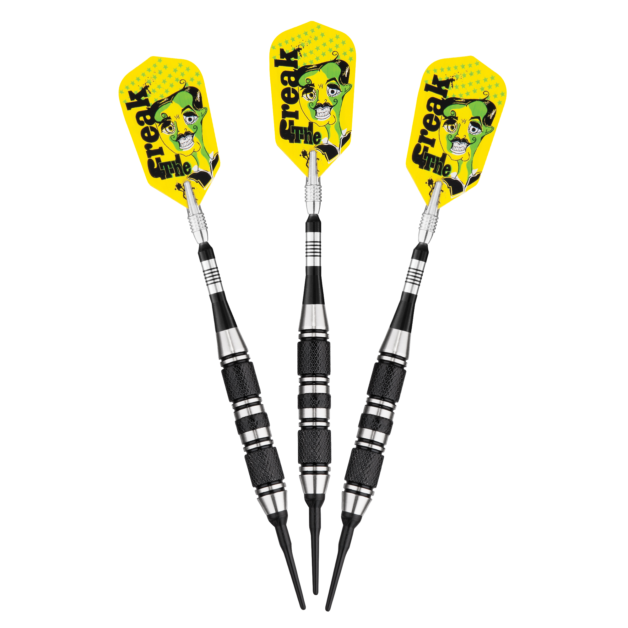 Freak Soft Tip Darts 3 Knurled Rings Barrel 16 Grams