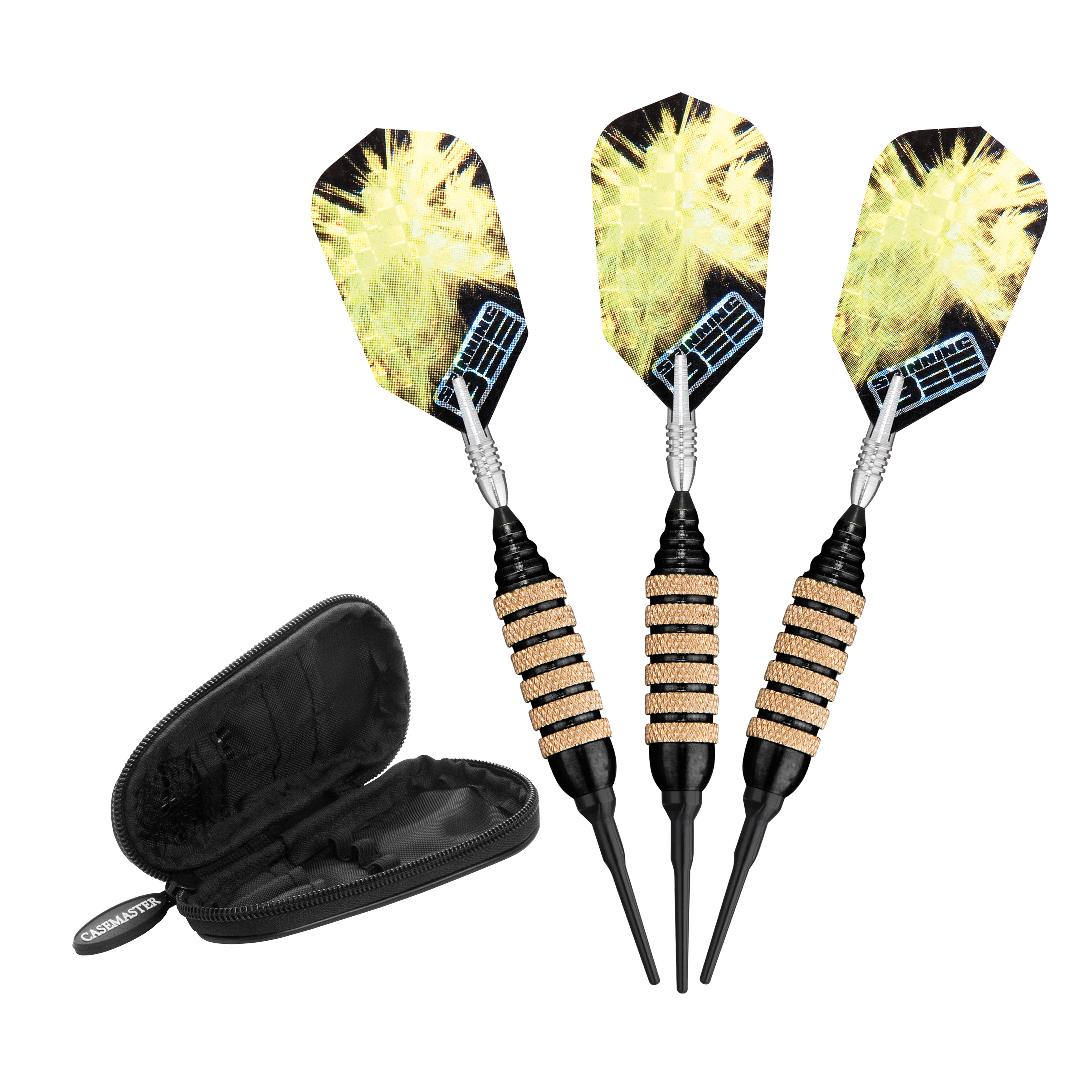 Spinning Bee Black Soft Tip Darts 16 Grams