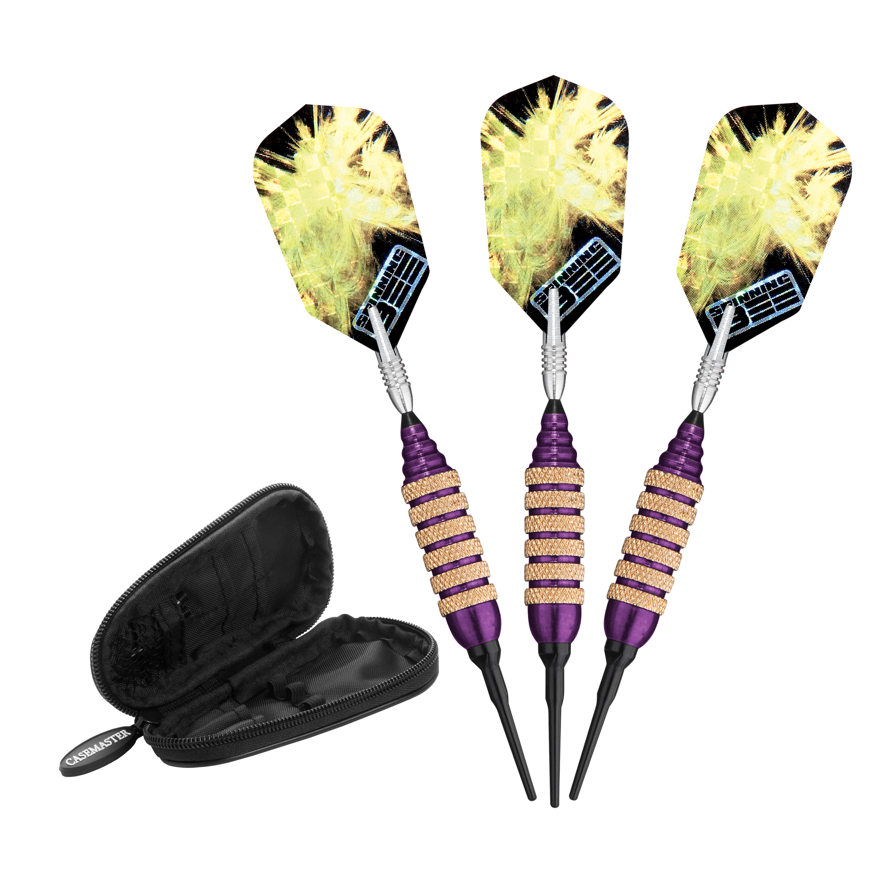 Spinning Bee Purple Soft Tip Darts 16 Grams