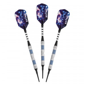 Astro Tungsten Soft Tip Darts - Blue Rings