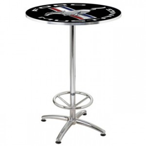 Mustang Cafe Table - 27" Black