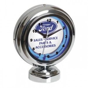 Ford Table Top Neon Clock