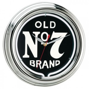 Jack Daniel's Old No. 7 Neon Clock