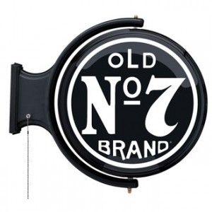 Jack Daniel's Old No. 7 Rotating Pub Light