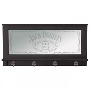 Jack Daniel's Pub Mirror W/Black Finish