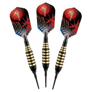 Atomic Bee Black Soft Tip Darts 16 Grams