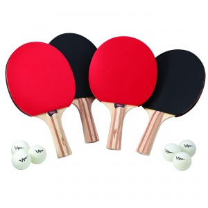 Four Racket Table Tennis Set