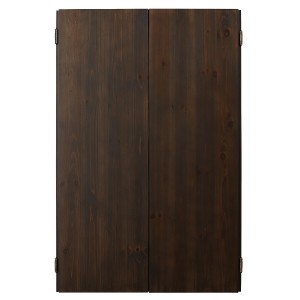 Metropolitan Espresso Soft Tip Dartboard Cabinet