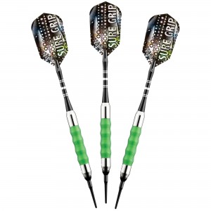 Sure Grip Green Soft Tip Darts 16 Grams