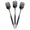 Black Magic Soft Tip Darts 6 Knurled Rings 18 Grams